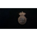 7th (Queen's Own) Hussars Victorian Other Ranks Cap Badge (Bi-metal), two lugs. An excellent badge.