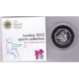 Great Britain 2011-Olympic Games 50 pence, Boccia, silver proof with Royal Mint Certificate S4966