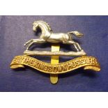 3rd The King’s Own Hussars Cap Badge (Bi-metal, slider) restrike EB8