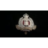The Suffolk Regiment WWI Cap Badge (Bi-metal), slider.