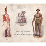 The Norfolk Regiment History and Traditions 1941 Booklet by Gale & Polden, some pencil graffiti to