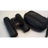 Binoculars-Rubberised Clubman field Binoculars-DF1025, 10x 25mm in case