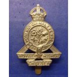 Royal Hospital, Chelsea (Chelsea Pensioners) Staff Badge 1943-52 with King's Crown. Brass Other