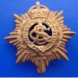 Royal Army Service Corps WWI Cap Badge (Brass, slider) EB53