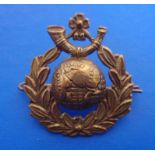 Royal Marine Light Infantry WWII Cap Badge (Brass, lugs) EB35