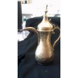 Vintage Ornamental Indian Style Brass Teapot