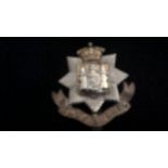 East Surrey WWI Officers Cap Badge (Bi-metal), slider.