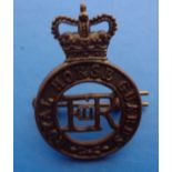 Royal Horse Guards EIIR Officers Cap Badge (Bronzed-brass, lugs) EB41