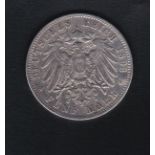 Germany (Hamburg) 1893J-5 mark, KM293,VF+