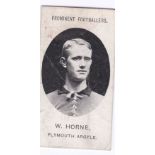 Taddy & Co Prominent Footballers (With Footnote)1908 Plymouth Argyle W Horme g/vg