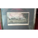 Print - coloured print of Buckingham St Andrews 'Is most respectfully inscribed to Francis Head Esq,