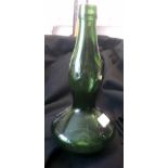 Vintage Green Bottle - Reg D Des-No.910569-1513F stamped on bottom-maker not known