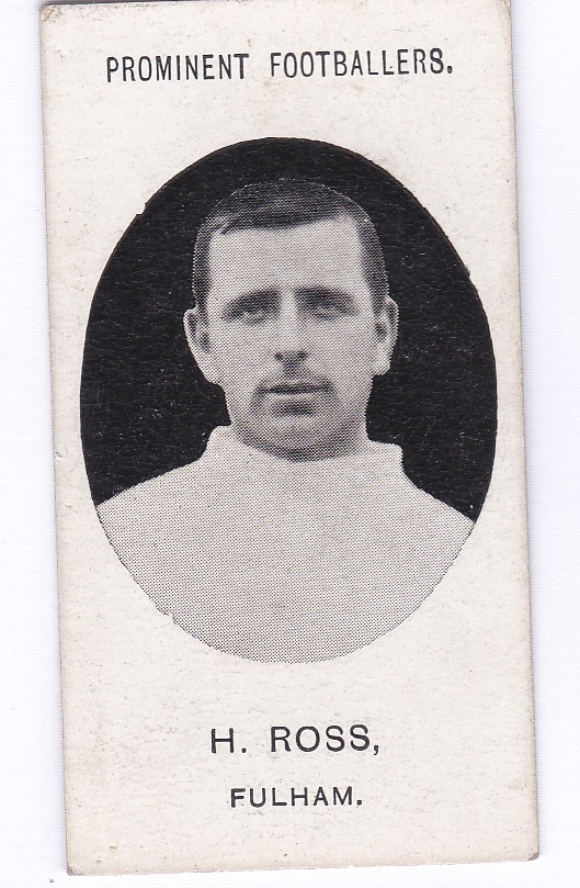 Taddy & Co Prominent Footballers (With Footnote)1908 Fulham H Ross g/vg