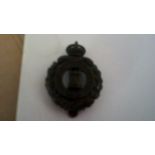 Isle of Wight (Princess Beatrice's) Rifles WWI Officers Cap Badge (Bronzed-brass), slider.