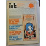 Ink - The Other Newspaper'-Issue 9, June 26th 1971, in good condition. 'Ink - The Other Newspaper'-