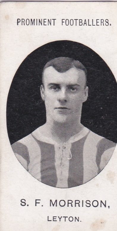 Taddy & Co Prominent Footballers (With Footnote)1908 Leyton S F Morrison g/vg - Image 2 of 2