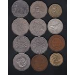 Australia - Range including fifty cents + Dollars (12)