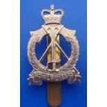 Royal Pioneer Corps Cap Badge, QC (White-metal, slider) EB50