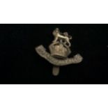 Military Foot Police Corps Other Ranks WWI/II Cap Badge (Brass). Unusual in full brass.