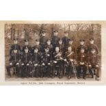 Royal Engineers WWI Postcard, Junior N.C.Os., 26th Company, Brandon.