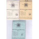 Samoa 1960-Set of three scarce booklets, 2s 7d, 6/- and 9s 9d, SGSB4a, SB5a,SB6a, mint (3)