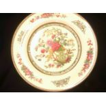 Plate-Paragon-'Tree of Kashimis - Made in England, 10 inch round - floral design