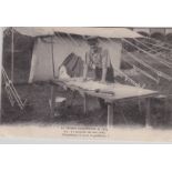 La Guerre European de 1914 WWI Postcard "Cleanliness is next to Godliness!", shows a soldier washing