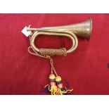 British Army 1940s Royal Artillery Bugle, tassel are in very good condition.