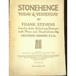 Booklet 'Stonehenge Today + Yesterday' by Frank Stevens, curator of the Salisbury Museum with