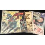 Comic Books-Mixed lot includes Star Trek No.29,31,30,-Marvel, Sketchbook, Barb Wire - X No.6