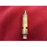 Victorian J Hudson Metropolitan Police Whistle 131 Barr St Birmingham, Hudson & Co., only worked