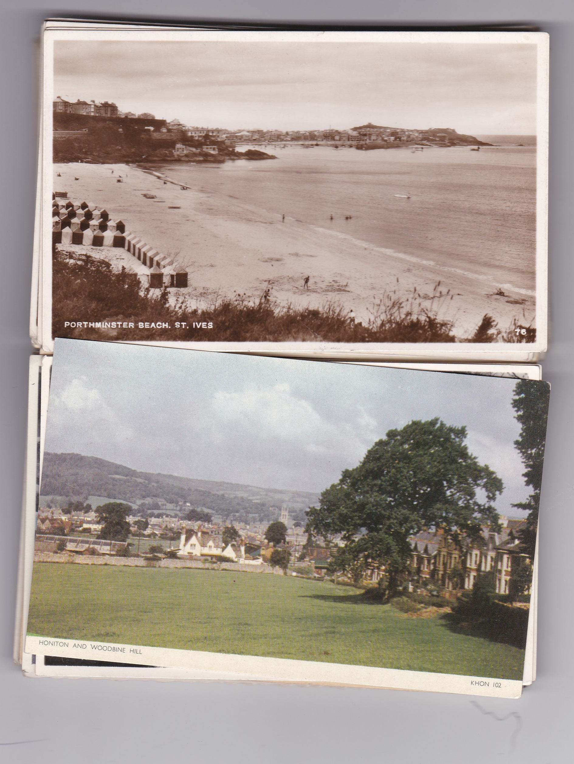 Postcards-Cornwall + West Country-Batch includes RP's also some Europe (34)