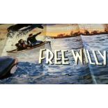 Poster-'Free Willy 2' - Warner Bros Picture-Fold creases 30" x 38" approx.