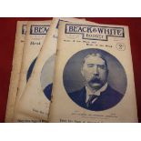 Black and White Budget - News of the Wars (Boer War), five booklets detailing the war in Pretoria,