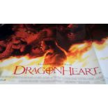 Poster-'Dragon Heart' Honour before Fear- 36 x 36 approx - Demsqaid- David Thewlis, and Sean Connery