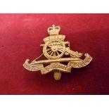 Royal Artillery EIIR Beret Badge (Gilding-metal), slider