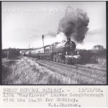 LNER 3-W.A.Sharman Photographic Quality Archive (10"x8")-Great Central Railway - 13/11/88, 1306 "