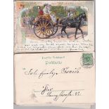 Postcards-Europe (mostly Germany) 1890's - 1901-good used early range few Belgium, Austria,