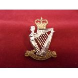 Royal Irish Rangers EIIR Cap Badge (Bi-metal), two lugs.