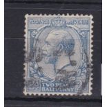 Great Britain 1912-21-2.1/2 Pale Milky Blue, SGN21(7) used, scarce