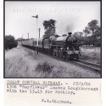 LNER 3-W.A.Sharman Photographic Quality Archive (10"x8")-Great Central Railway - 27/9/86, 1306 "