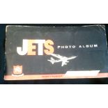 Topps 1956 Jets photo album; cards numbers 1 to 120 missing 3;10; 67;99;114all VG+ pencil name on