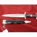 Nazi SS Dagger Replica, marked on the blade RZM 'M7/36' a nice re-enactors piece.