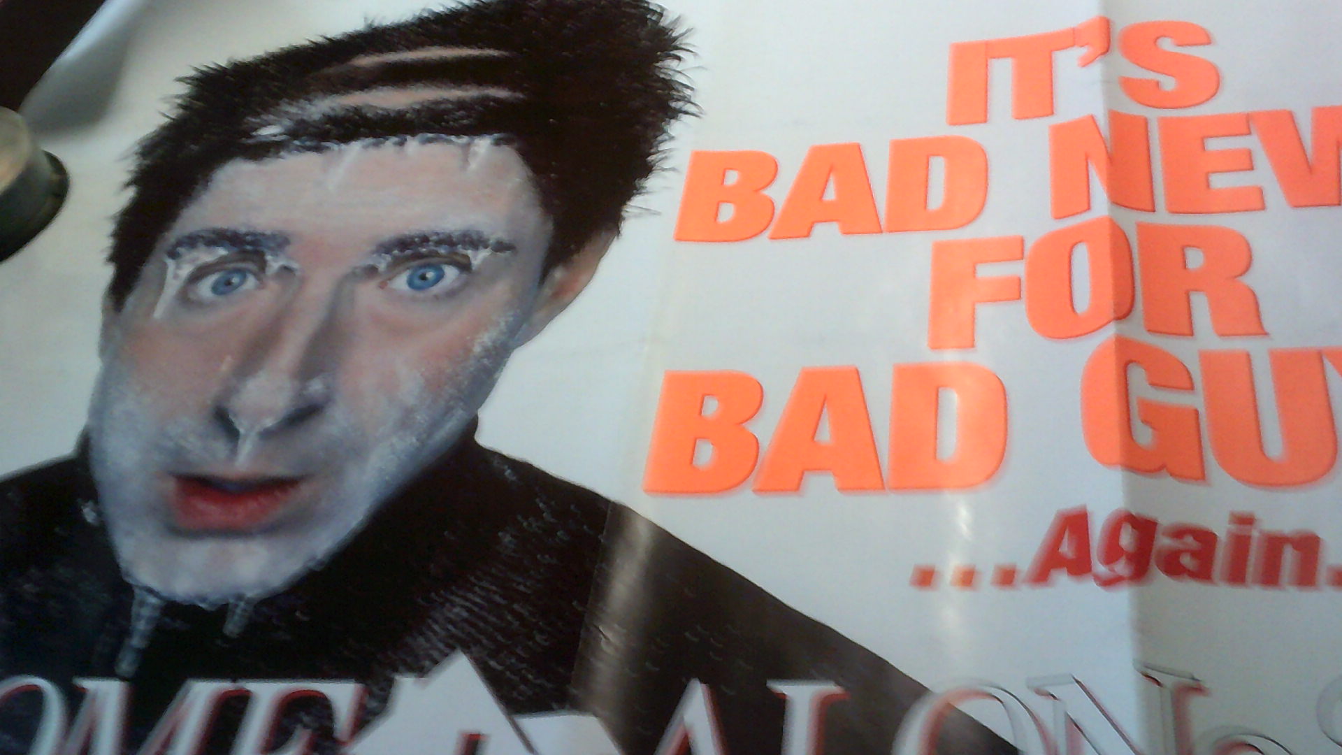 Poster-1997 Twentieth Century Fox - It's Bad News for Bad Guys…again-30 x 36 approx.