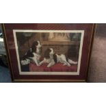 Print-'The Cavaliers by John L. Baker - A signed Limited Edition of 500 No.30 - gold wood frame size