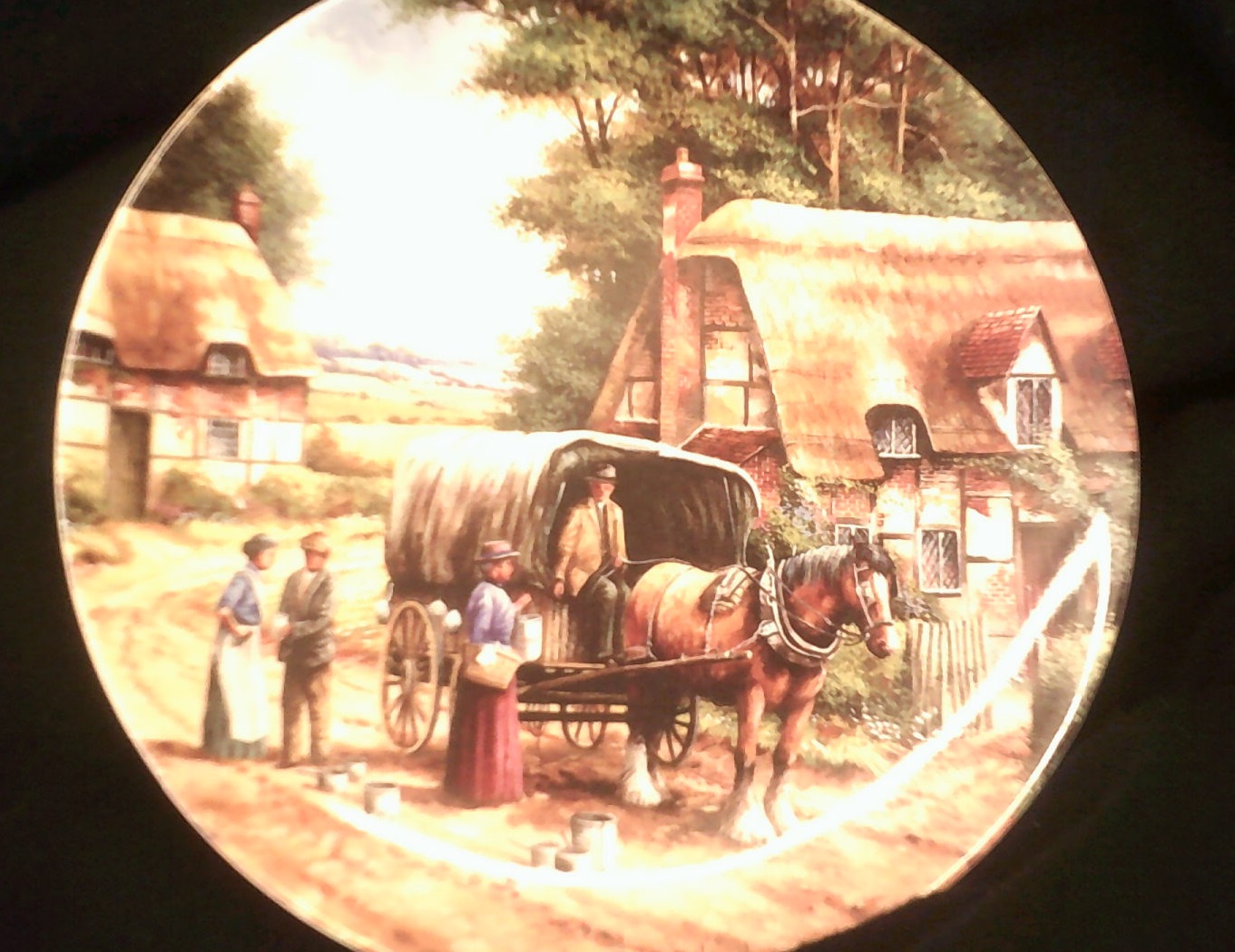 Plate-Royal Doulton-'The Tinker' by Chris Howells, No.2811E-unbloxed