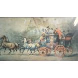 Print - Royal Mail Coach 16" x 8".