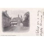 Postcard-Norfolk 1903-used card 'Ye Olde Green Dragon' Wymondham, with c.d.s