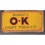 Murray's OK light tobacco vintage 1oz packet with contents