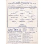 Chelsea v Southampton 1945 March 31st horizontal fold